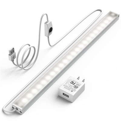 ASOKO 12 Inch Under Counter LED Lights Dimmable 5000K Plug in Light