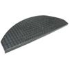 Rubber-Cal Block-Grip Non-Slip Rubber Tread Stair Mats (6 Pack), Black, 9.75" x 29.75" (10-104-011-6pk) view 1