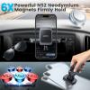 APPS2Car Magnetic CD Phone Holder for Car, Anti Shake Magnet CD Slot Phone Mount, Car Truck Accessories, Compatible with iPhone, Samsung & All Cellphones, for Smartphone Mobile(Metal Plate Required) view 2