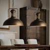 LAKIQ Industrial Barn Pendant Light Vintage Copper Dome Shape Hanging Ceiling Light Fixture for Kitchen Dinning Room view 4