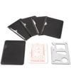 Stainless Steel 11 in 1 Beer Opener Survival Card Tool Fits Perfect in Your Wallet (5 pack) view 1
