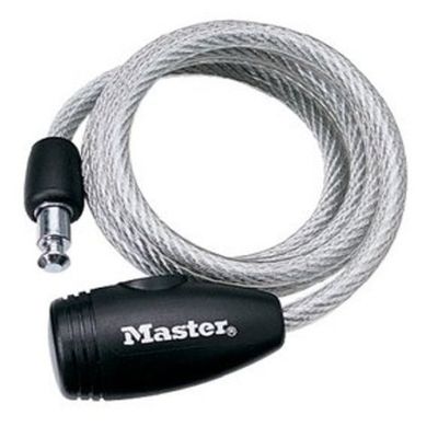 Master Lock 5/16 in. W x 5 ft. L Vinyl Covered Steel Pin Tumbler Locking Cable 1 pk