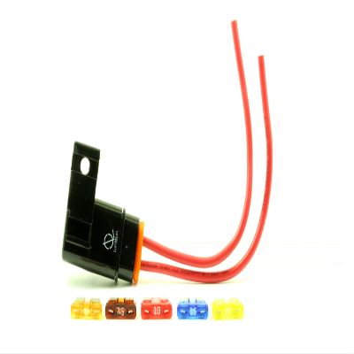 Lumision 12AWG Weather Proof Mountable Fuse Holder Marine Grade w/ 5A, 7.5A, 10A, 15A, 20A Fuses Set