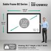 Elite Screens 120" Fixed Frame Projector Screen 16:9, 4K/8K UHD CineWhite UHD-B, ISF Certified, UST/Short/Standard Compatible, SB120WH2 view 3