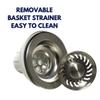 Nantucket Sinks 3-1/2 Kitchen Drain Assembly Kit for Standard Kitchen Sinks view 4