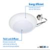 Nicor DLS LED Disk Lights 4000K, Neutral - 1309 Lumens Surface Mount LED Disc Light Flexible Retrofit or New Construction - 60,000+ Hour Lifetime, Energy Efficient & Dimmable Lighting view 2