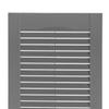 Exterior Solutions Standard Louver Exterior Vinyl Shutter, Paintable (Pair), 15 Inch x 59 Inch view 2