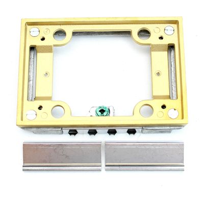 Thomas & Betts 641 P TACB Brass Tile Activation Kit, One Gang, 1-Gang, For use With Floor Boxes