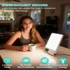 BAOMING Light Therapy Lamp 10000 Lux Brightness-UV Free,Blue Lighting Improve Sleep Quality,Whit Lighting Imitation of Sunlight,Display,4 Periods Timer Function,5 Levels Brightness Adjustment, 1-Pack view 3