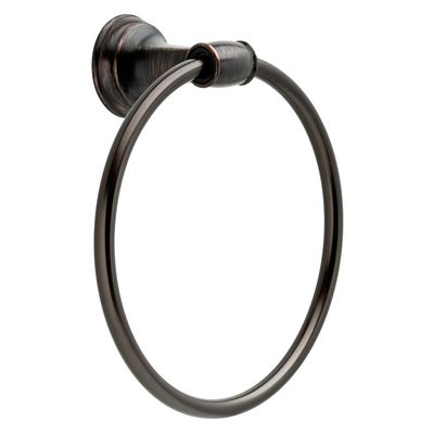 Franklin Brass BEX46-VBR Bexley Towel Ring, Venetian Bronze