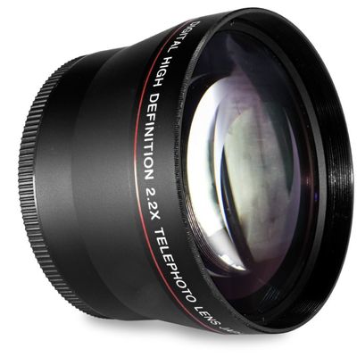 58MM 2.2x Telephoto Conversion Lens for Canon EOS Rebel T6s, T6i, SL1, T5, T5i, T4i, T3, T3i, T1i, T2i, XSI, XS, XTI, XT, 70D, 60D, 60Da, 50D, 40D, 30D, 20D, 10D, 7D, (100D, 300D, 350D, 400D, 450D, 500D, 550D, 600D, 650D, 700D, 750D, 760D, 1000D, 110