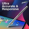 BoxWave Stylus Pen Compatible with HP Spectre X360 - FineTouch Capacitive Stylus, Super Precise Stylus Pen - Metallic Silver view 3