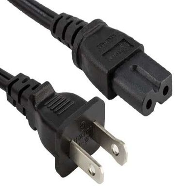 Polarized AC Power Cord for VIZIO E-Series E280-A1 E280i-A1 E280i-B1 E320-B0 E320-B1 LED LCD HDTV Smart TV - 26LV610U/26LV61K/19LV61K/22LV610C/19LV506-6 FT