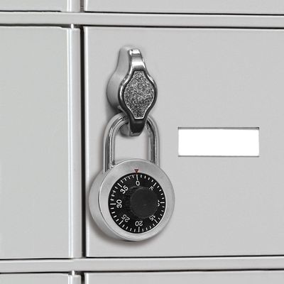 Salsbury Industries 19920 Combination Padlock with Built-in Hasp for Cell Phone Locker Door