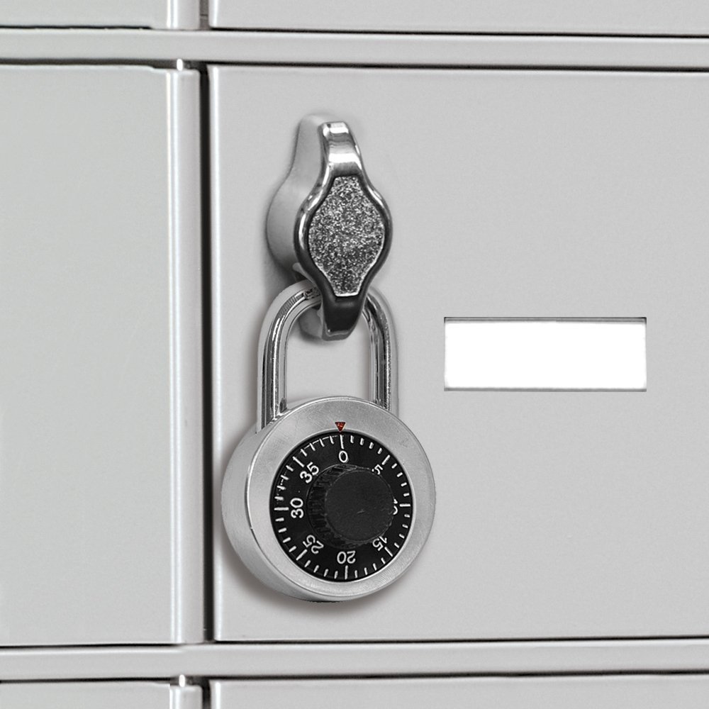 Salsbury Industries 19920 Combination Padlock with Built-in Hasp for Cell Phone Locker Door