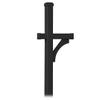 Salsbury Industries 4377BLK Arm Kit Replacement for Deluxe Post for 1 Roadside Mailbox, Black view 3