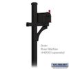 Salsbury Industries 4377BLK Arm Kit Replacement for Deluxe Post for 1 Roadside Mailbox, Black view 4