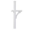 Salsbury Industries 4377WHT Arm Kit Replacement for Deluxe Post for 1 Roadside Mailbox, White view 3