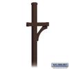 Salsbury Industries 4377D-BRZ Arm Kit Replacement for Deluxe Post for 1 Designer Roadside Mailbox, Bronze view 3