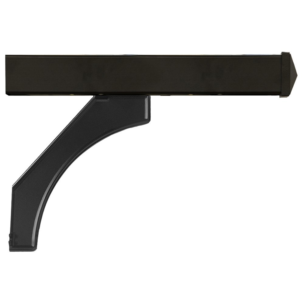 Salsbury Industries 4378BLK Arm Kit Replacement for Deluxe Post for 2 Roadside Mailboxes, Black