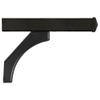 Salsbury Industries 4378BLK Arm Kit Replacement for Deluxe Post for 2 Roadside Mailboxes, Black view 1