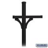Salsbury Industries 4378BLK Arm Kit Replacement for Deluxe Post for 2 Roadside Mailboxes, Black view 3