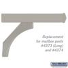 Salsbury Industries 4378D-NIC Arm Kit Replacement for Deluxe Post for 2 Designer Roadside Mailboxes, Nickel view 2