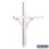 Salsbury Industries 4378WHT Arm Kit Replacement for Deluxe Post for 2 Roadside Mailboxes, White view 3