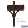 Salsbury Industries 4378D-BRZ Arm Kit Replacement for Deluxe Post for 2 Designer Roadside Mailboxes, Bronze view 4