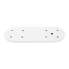 Salsbury Industries 4897WHT Arm Kit Replacement for Classic Mailbox Post, 1 Sided, White view 1