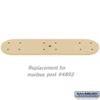 Salsbury Industries 4898BGE Arm Kit Replacement for Classic Mailbox Post, 2 Sided, Beige view 2
