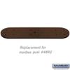 Salsbury Industries 4898BRZ Arm Kit Replacement for Classic Mailbox Post, 2 Sided, Bronze view 2