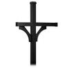 Salsbury Industries 4878BLK Arm Kit Replacement for Deluxe Post for 2 Mailboxes, Black view 3