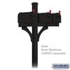 Salsbury Industries 4878BLK Arm Kit Replacement for Deluxe Post for 2 Mailboxes, Black view 4