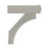 Salsbury Industries 4877NIC Arm Kit Replacement for Deluxe Post for 1 Mailbox, Nickel view 1