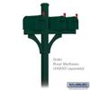 Salsbury Industries 4878GRN Arm Kit Replacement for Deluxe Post for 2 Mailboxes, Green view 4