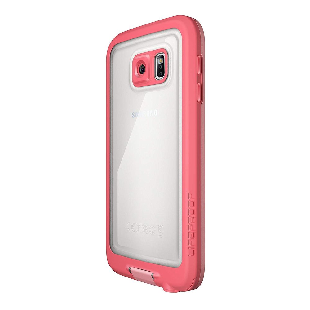 LifeProof FR SERIES Waterproof Case for Samsung Galaxy S6 - Retail Packaging - CUTBACK CORAL (CORAL/CANDY PINK)