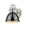 Golden Lighting 3602-BA1 RBZ Duncan Bath Fixture, 1 Light, Rubbed Bronze view 3