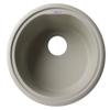 ALFI brand AB1717DI-B Drop-In Round Granite Composite Kitchen Prep Sink, 17", Biscuit view 1
