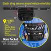 Kangapak Nurse Fanny Pack Multi Compartment Waist Organizer Tool Bag for Students, Practitioners & Medical Professionals (Seal Gray) view 2