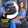 Kangapak Nurse Fanny Pack Multi Compartment Waist Organizer Tool Bag for Students, Practitioners & Medical Professionals (Seal Gray) view 3