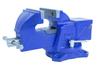 Yost Vises Tool 4-Inch Workshop Duty Bench Vise, Model BV-4, with 120-Degree Swivel Base, Blue view 1