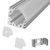 Calrad 92-312, Corner Aluminum HOUSINGFROSTE view 1