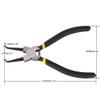 GOOFIT Snap Ring Plier Hand Tool 90 Degree Tip Grips Internal Bent Circlip Plier for Ring Remover Retaining view 2