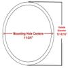 Reliable Hardware Company RH-4002-12-2-A Mount 12" Speaker Cover, Pair view 2