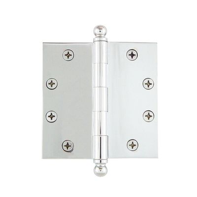 Grandeur Heavy Duty Brass Door Hinge with Square Corners