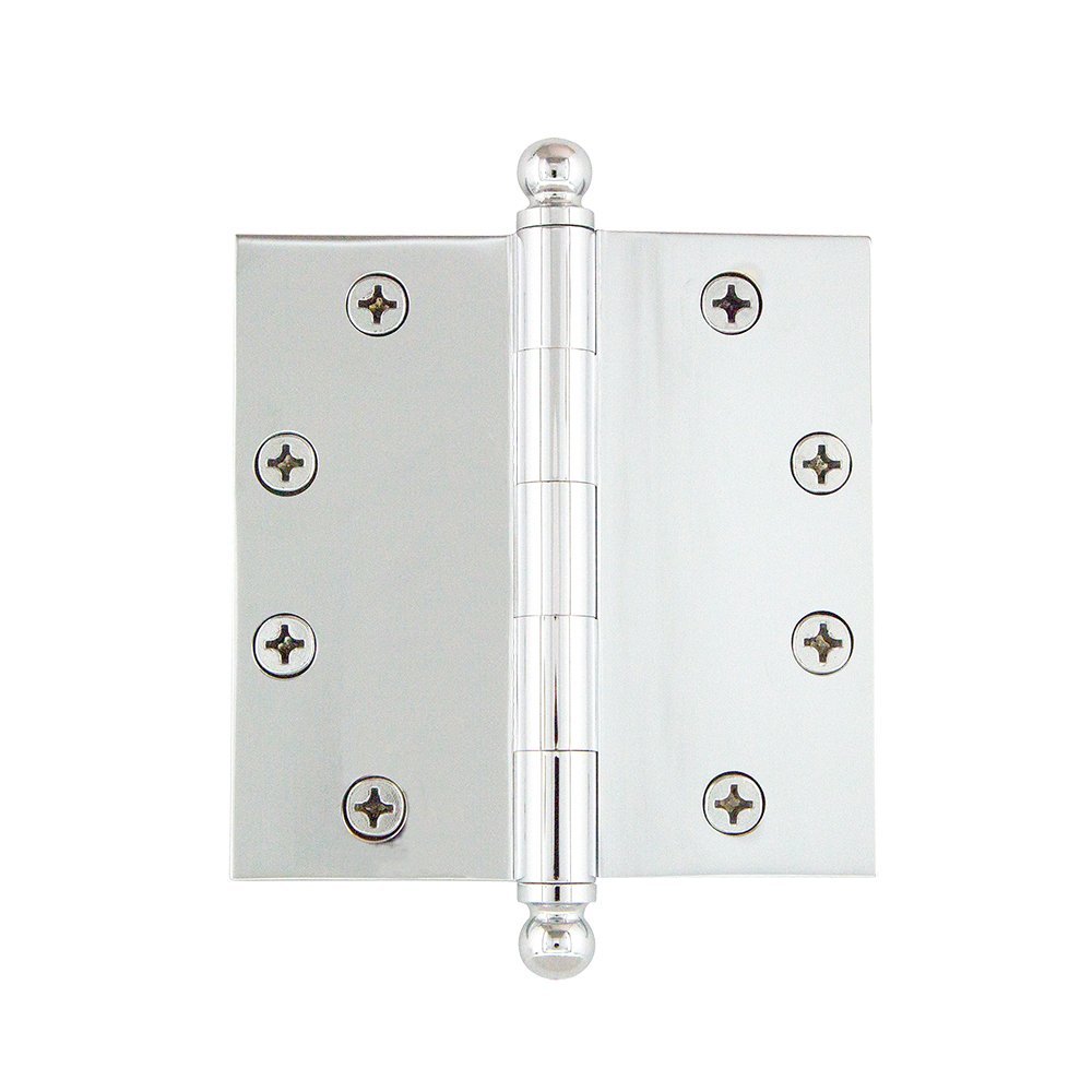 Grandeur Heavy Duty Brass Door Hinge with Square Corners