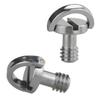 Haoge 1/4"-20 D-Ring Stainless Steel Mounting Fixing Screw for Camera Tripod Monopod Quick Release Plate (Pack of 2) view 3