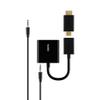Belkin HDMI to VGA Adapter Kit, Compatible with Apple TV 4thGen and Other Generations, Amazon Fire TV, Google Chromecast, Chromebooks, Intel Compute Stick and Other HDMI devices (B2B137-BLK) view 1