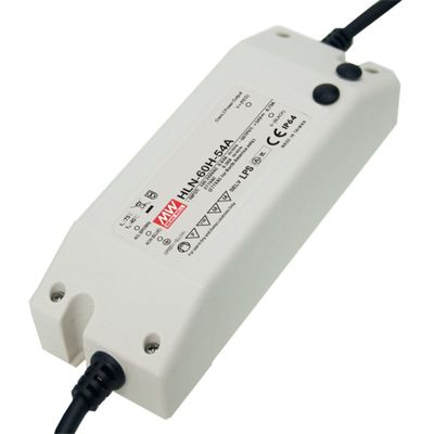 LED Driver 61.2W 36V 1.7A HLN-60H-36A Meanwell AC-DC SMPS HLN-60H Series MEAN WELL C.V+C.C Power Supply